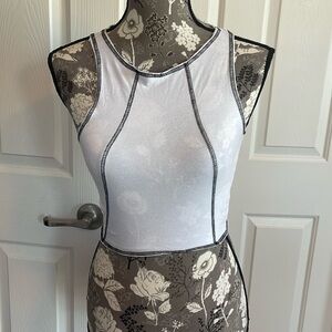 Pacsun Basics White crop tank